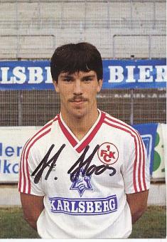 Herbert Hoos   FC Kaiserslautern Fußball Autogrammkarte original signiert 