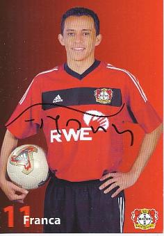 Franca    Bayer 04 Leverkusen  Fußball Autogrammkarte original signiert 