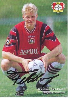 Markus Feldhoff   Bayer 04 Leverkusen  Fußball Autogrammkarte original signiert 