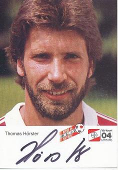 Thomas Hörster   Bayer 04 Leverkusen  Fußball Autogrammkarte original signiert 
