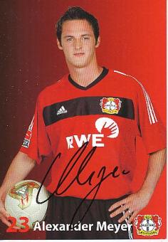 Alexander Meyer  Bayer 04 Leverkusen  Fußball Autogrammkarte original signiert 