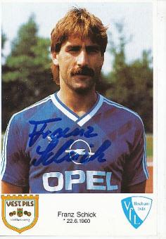 Frank Schulz  VFL Bochum  Fußball Autogrammkarte original signiert 