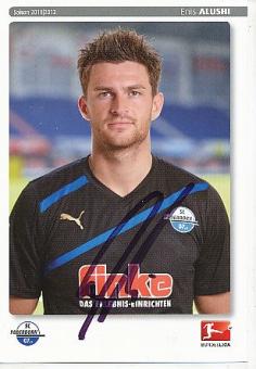 Enis Alushi  SC Paderborn  Fußball Autogrammkarte original signiert 