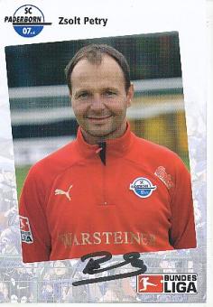Zsolt Petry  SC Paderborn  Fußball Autogrammkarte original signiert 