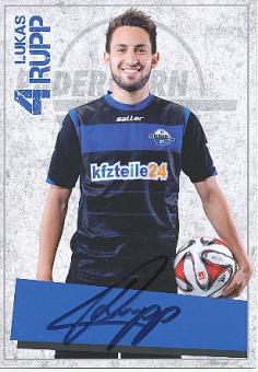 Lukas Rupp  SC Paderborn  Fußball Autogrammkarte original signiert 