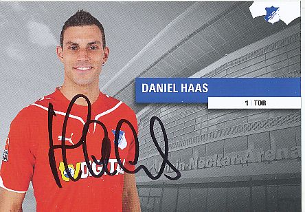 Daniel Haas  TSG 1899 Hoffenheim  Fußball Autogrammkarte original signiert 