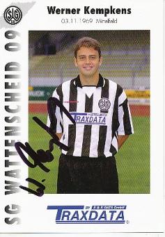 Werner Kempkens  SG Wattenscheid 09  Fußball Autogrammkarte original signiert 