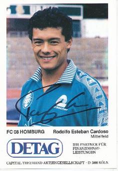 Rodolfo Esteban Cardoso  FC Homburg  Fußball Autogrammkarte original signiert 