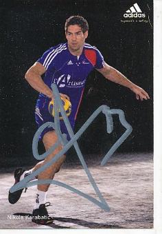 Nikola Karabatic  Frankreich  Handball  Autogrammkarte  original signiert 