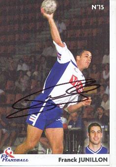 Franck Junillon  Frankreich  Handball  Autogrammkarte  original signiert 