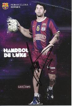 Garcia   FC Barcelona  Handball  Autogrammkarte  original signiert 