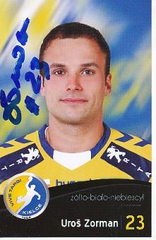 Uros Zorman   Vive Targi Kielce  Handball  Autogrammkarte  original signiert 