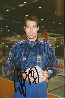 Tomas Svensson   FC Barcelona  Handball Autogramm Foto original signiert 