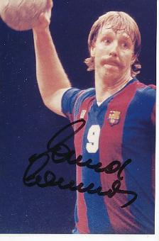 Erhard Wunderlich † 2012   FC Barcelona  Handball Autogramm Foto original signiert 
