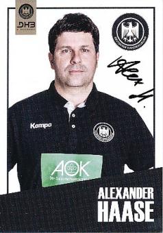 Alexander Haase  DHB  Handball Autogrammkarte original signiert 