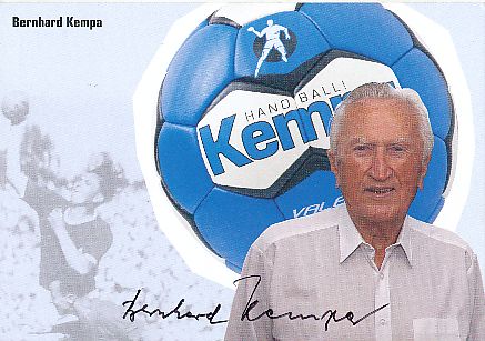 Bernhard Kempa † 2017  DHB  Handball Autogrammkarte original signiert 