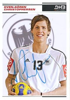 Sven Sören Christophersen  DHB  Handball Autogrammkarte original signiert 