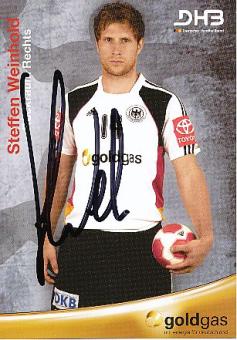 Steffen Weinhold  DHB  Handball Autogrammkarte original signiert 