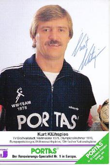 Kurt Klühspies   DHB  Handball Autogrammkarte original signiert 