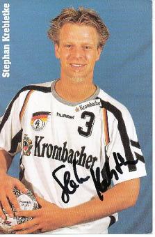 Stephan Krebietke  DHB  Handball Autogrammkarte original signiert 