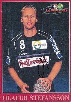 Olafur Stefanson   Gladiators Magdeburg   Handball Autogrammkarte original signiert 