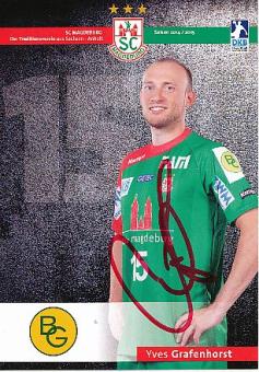 Yves Grafenhorst    SC Magdeburg   Handball Autogrammkarte original signiert 