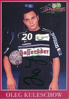 Oleg Kuleschow  Gladiators  Magdeburg   Handball Autogrammkarte original signiert 