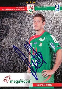 Michael Haaß   SC Magdeburg   Handball Autogrammkarte original signiert 