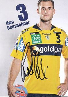 Uwe Gensheimer   Rhein Neckar Löwen   Handball Autogrammkarte original signiert 
