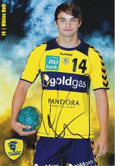 Niklas Ruß   Rhein Neckar Löwen   Handball Autogrammkarte original signiert 