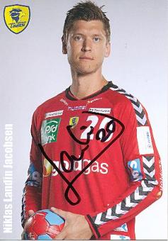 Niclas Landin Jacobsen    Rhein Neckar Löwen   Handball Autogrammkarte original signiert 