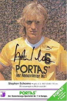 Stephan Schoene  SG Wallau/Massenheim Frankfurt  Handball Autogrammkarte original signiert 