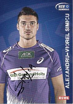 Alexandru Viorel Simicu  HSV  Hamburger SV  Handball Autogrammkarte original signiert 