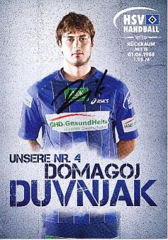 Domagoj Duvnjak  HSV  Hamburger SV  Handball Autogrammkarte original signiert 