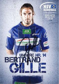 Bertrand Gille  HSV  Hamburger SV  Handball Autogrammkarte original signiert 