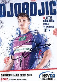Petar Djordjic   HSV  Hamburger SV  Handball Autogrammkarte original signiert 