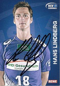Hans Lindberg   HSV  Hamburger SV  Handball Autogrammkarte original signiert 