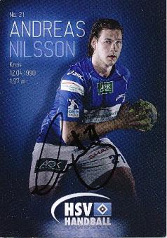Andreas Nilsson  HSV  Hamburger SV  Handball Autogrammkarte original signiert 