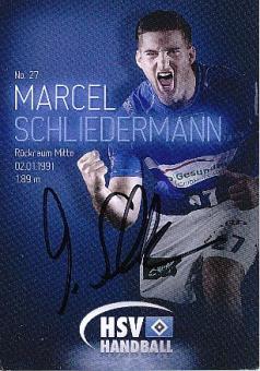 Marcel Schliedermann   HSV  Hamburger SV  Handball Autogrammkarte original signiert 