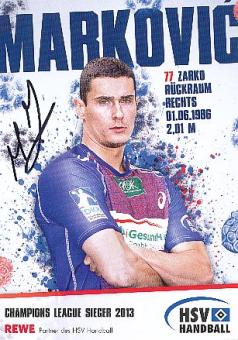 Zarko Markovic   HSV  Hamburger SV  Handball Autogrammkarte original signiert 