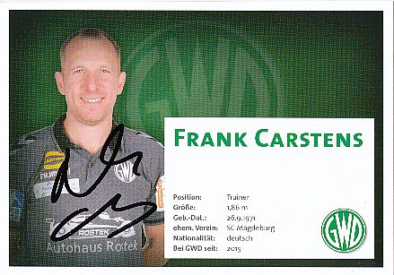 Frank Carstens   GWD Minden  Handball Autogrammkarte original signiert 