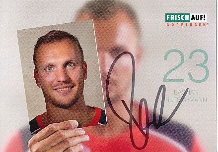 Bastian Rutschmann  Frisch Auf Göppingen  Handball Autogrammkarte original signiert 