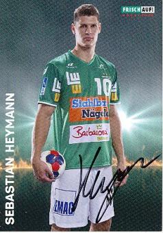 Sebastian Heymann   Frisch Auf Göppingen  Handball Autogrammkarte original signiert 