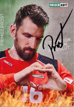 Primoz Prost   Frisch Auf Göppingen  Handball Autogrammkarte original signiert 