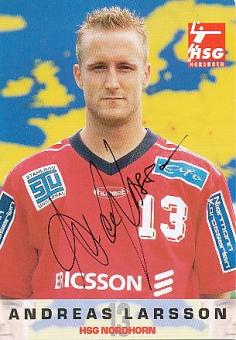 Andreas Larsson  HSG Nordhorn  Handball Autogrammkarte original signiert 