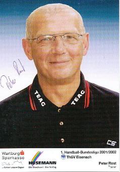Peter Rost  ThSV Eisenach  Handball Autogrammkarte original signiert 