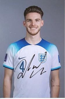 Declan Rice  England  Fußball Autogramm Foto original signiert 