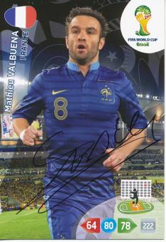 Mathieu Valbuena   Frankreich  Panini WM 2014 Adrenalyn Card - 10568 