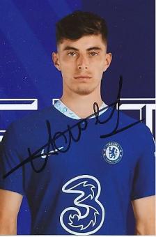 Kai Havertz FC Chelsea London  Fußball  Autogramm Foto  original signiert 