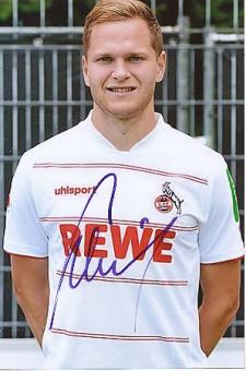 Benno Schmitz   FC Köln  Fußball  Autogramm Foto  original signiert 